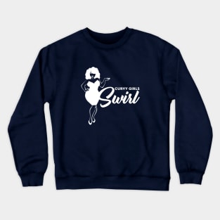 Curvy Girls Swirl Crewneck Sweatshirt